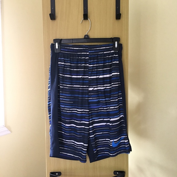 Nike DriFit Striped Shorts - Picture 1 of 7
